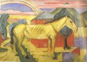 Long Yellow Horse (mk34) Franz Marc